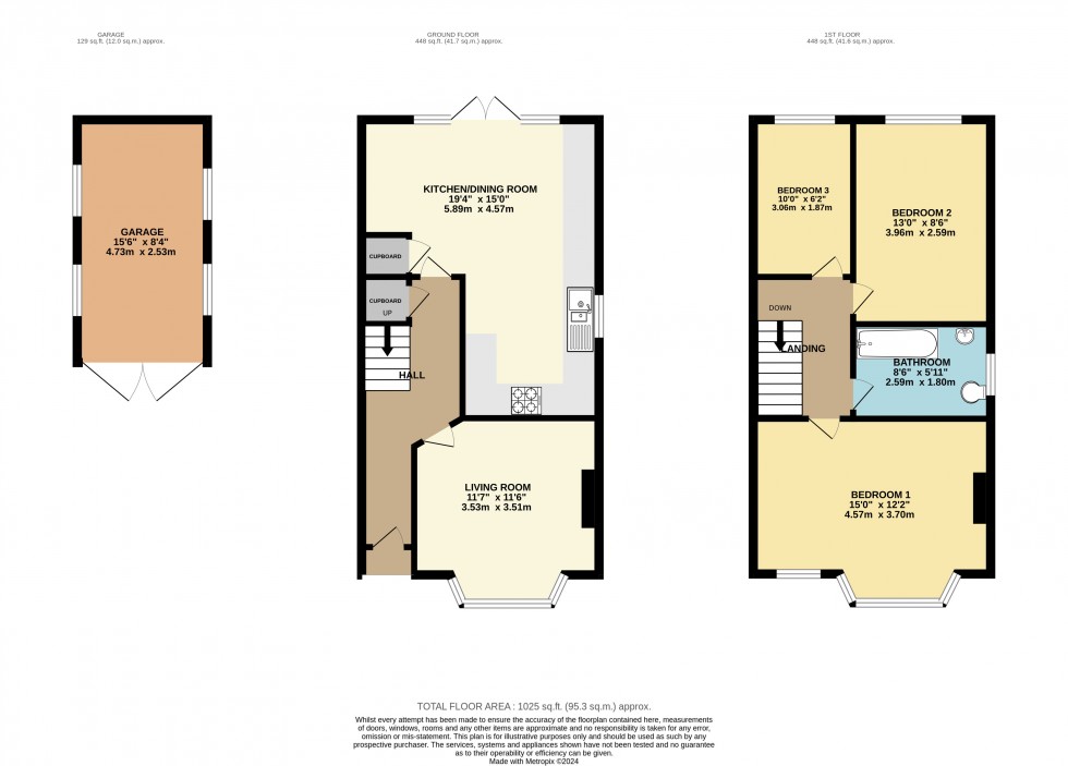 Floorplan for Drayton Road, Reading, Berkshire