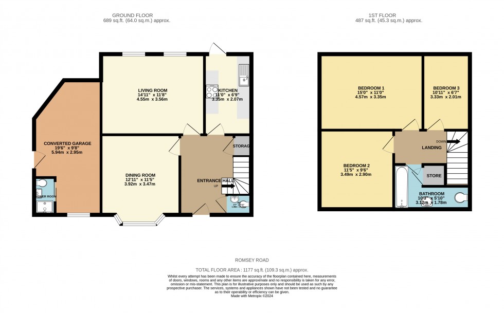 Floorplan for Tilehurst, Reading, Berkshire
