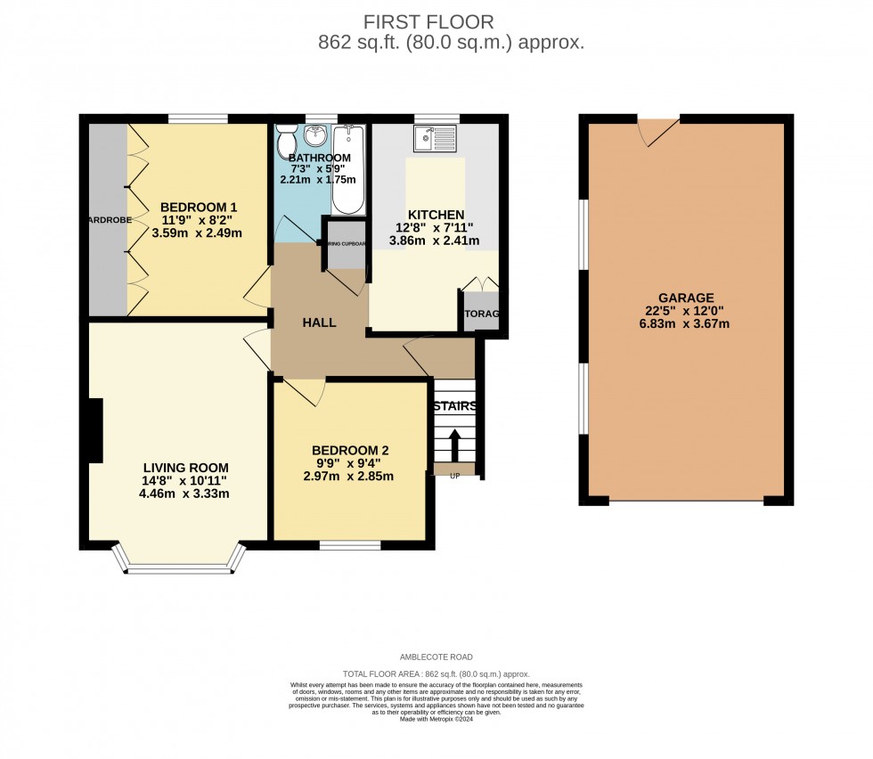 Floorplan for Tilehurst, Reading, Berkshire