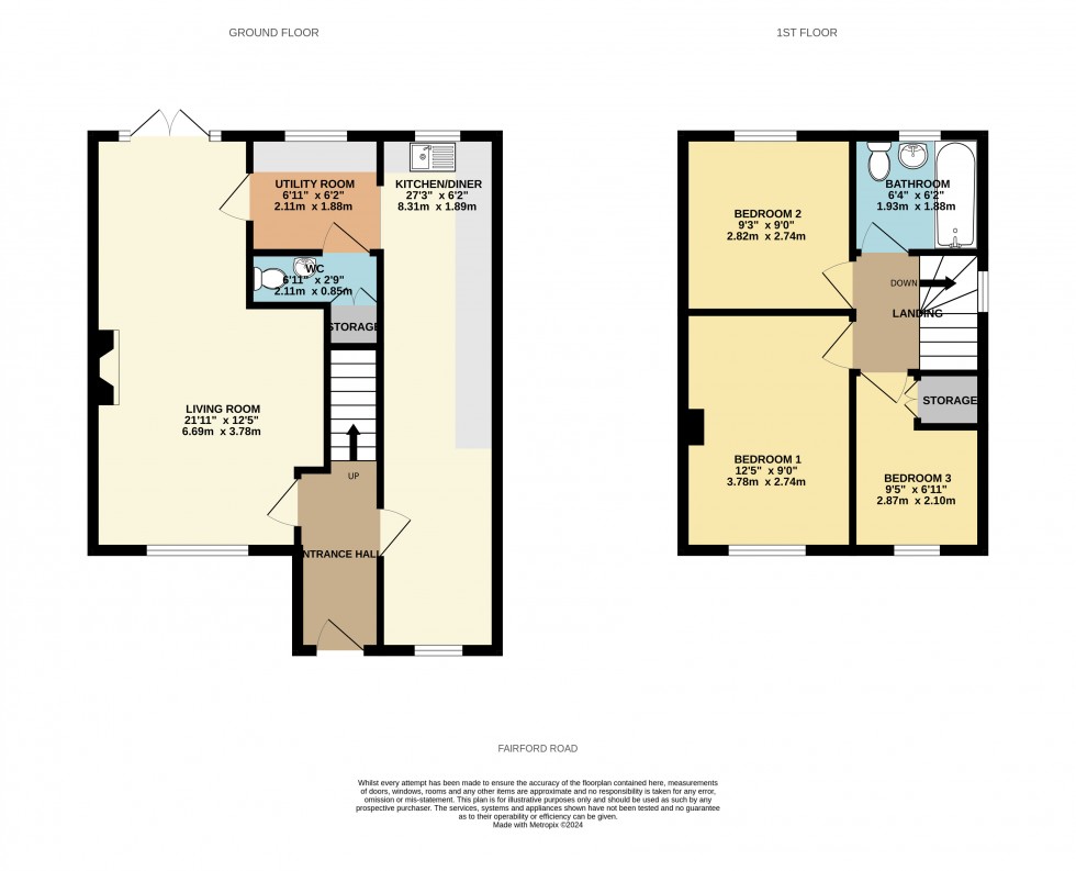 Floorplan for Tilehurst, Reading, Berkshire