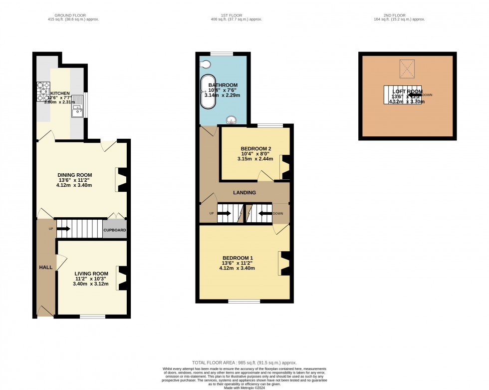 Floorplan for Beecham Road, Reading, Berkshire