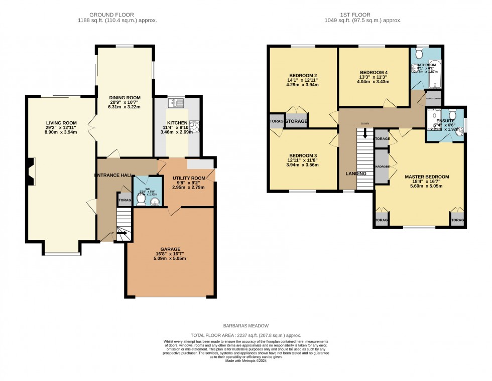 Floorplan for Tilehurst, Reading, Berkshire