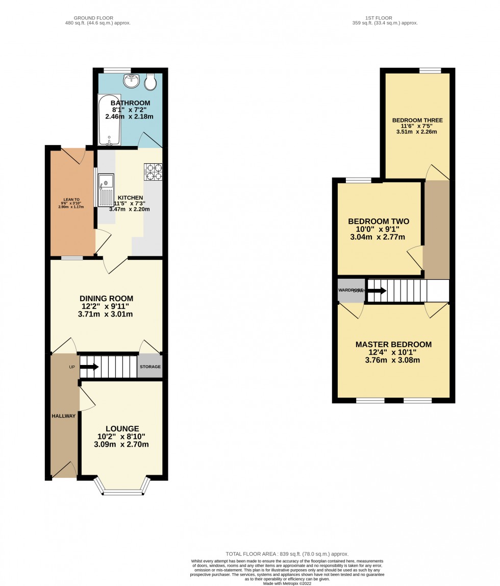 Floorplan for Elm Park Road, Reading, Berkshire