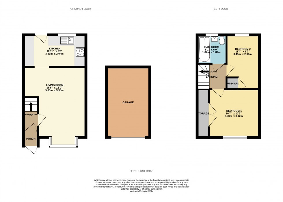 Floorplan for Calcot, Reading, Berkshire