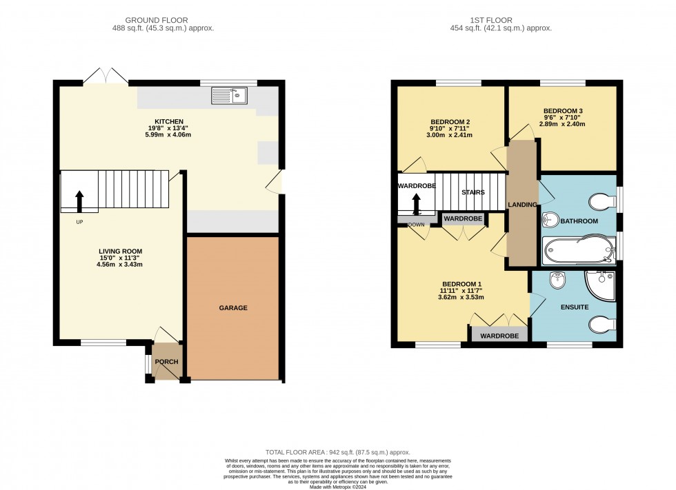 Floorplan for Calcot, Reading, Berkshire
