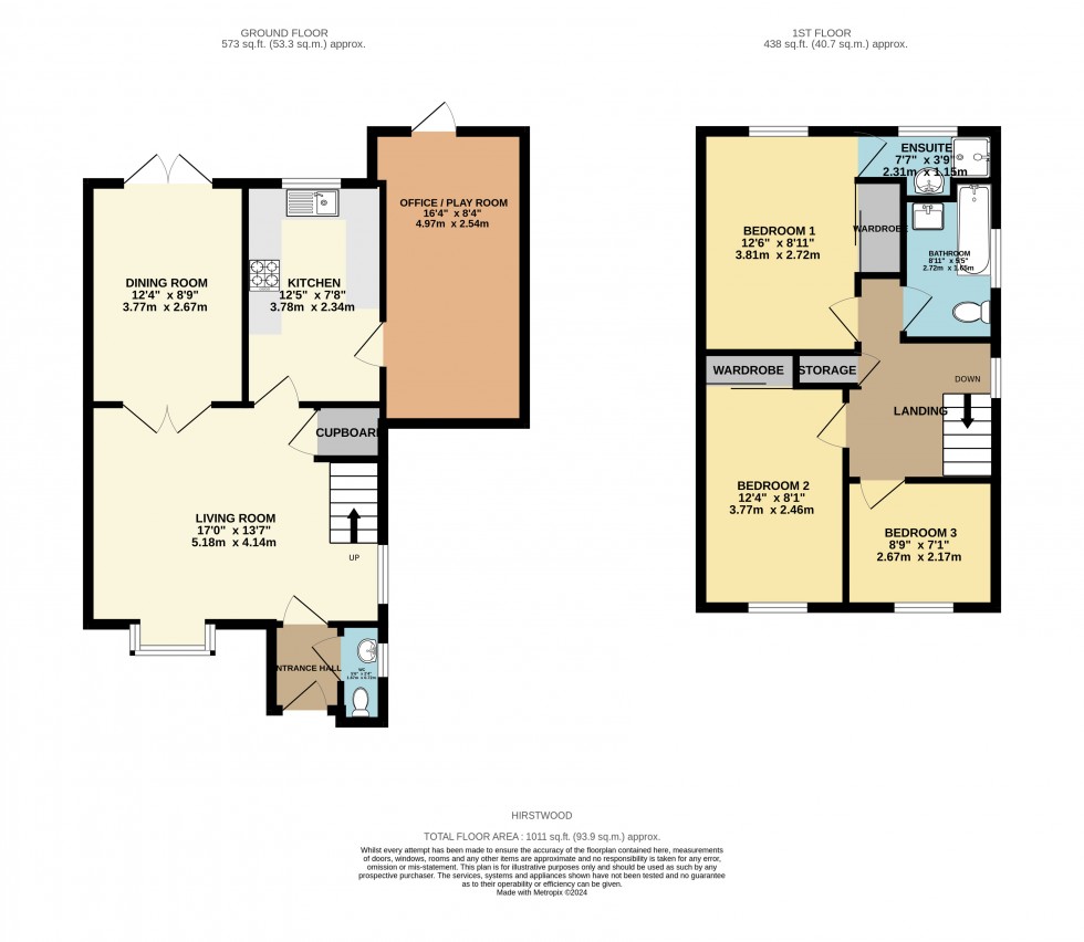 Floorplan for Tilehurst, Reading, Berkshire