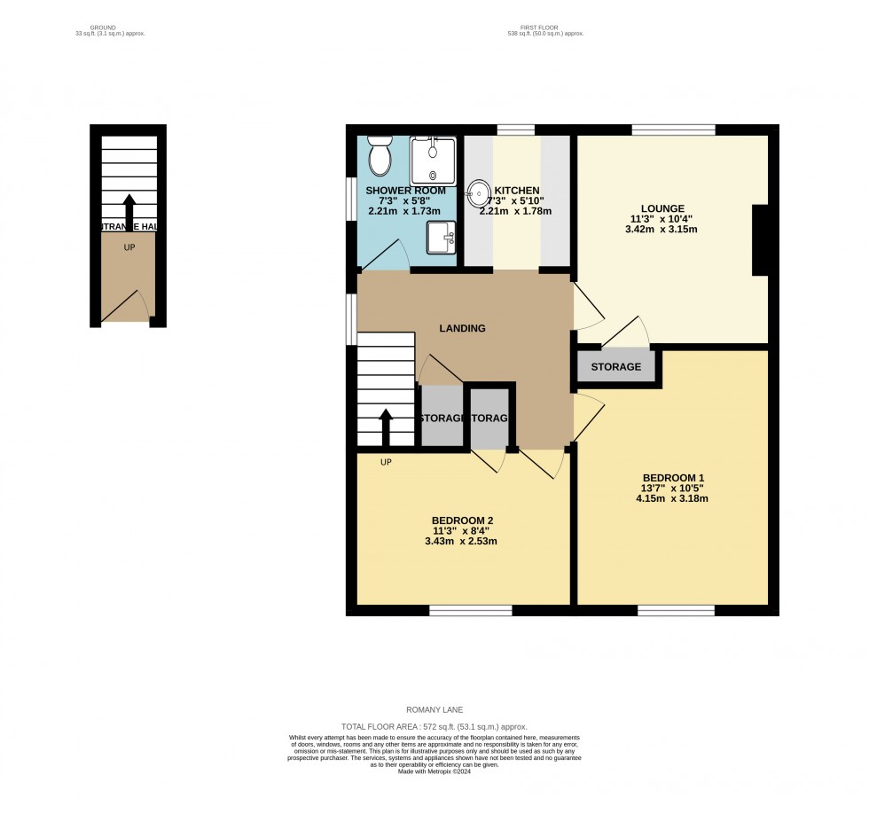 Floorplan for Tilehurst, Reading, Berkshire