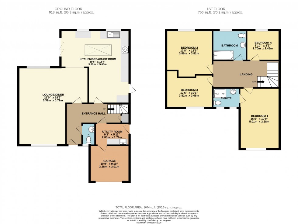 Floorplan for Tilehurst, Reading, Berkshire