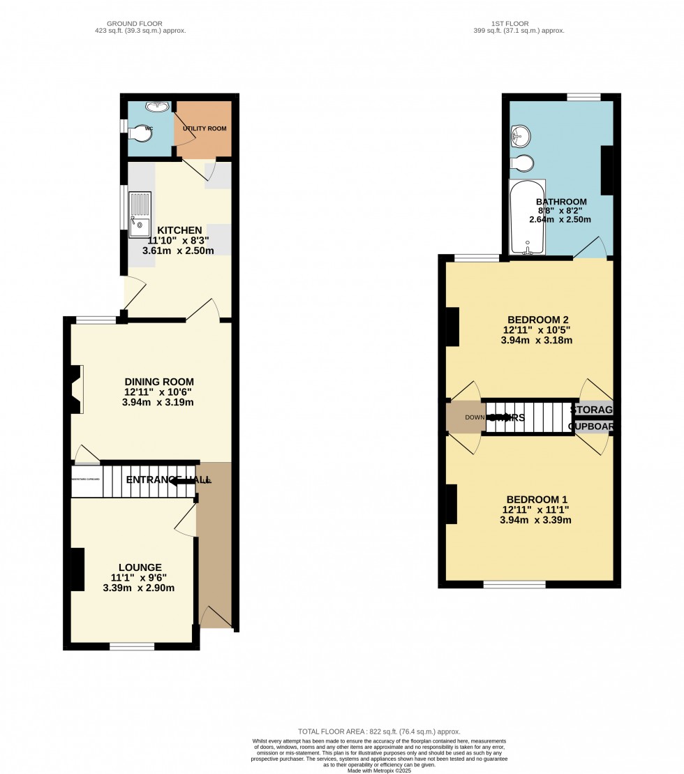 Floorplan for Shaftesbury Road, Reading, Berkshire