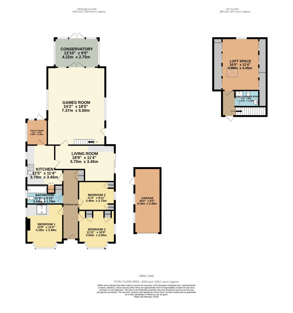 Floorplan for Tilehurst, Reading, Berkshire