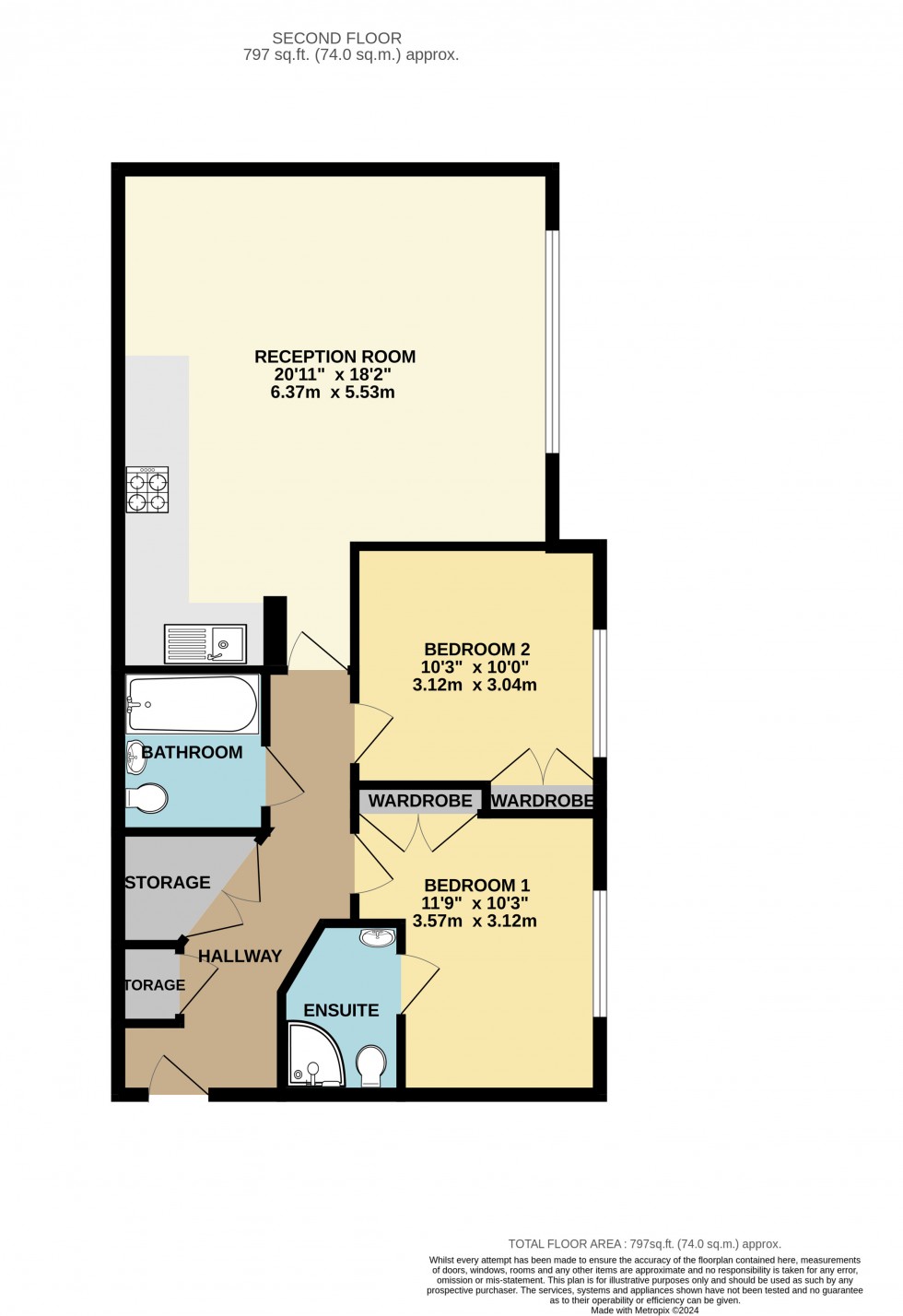 Floorplan for Ashdene Gardens, Reading, Berkshire