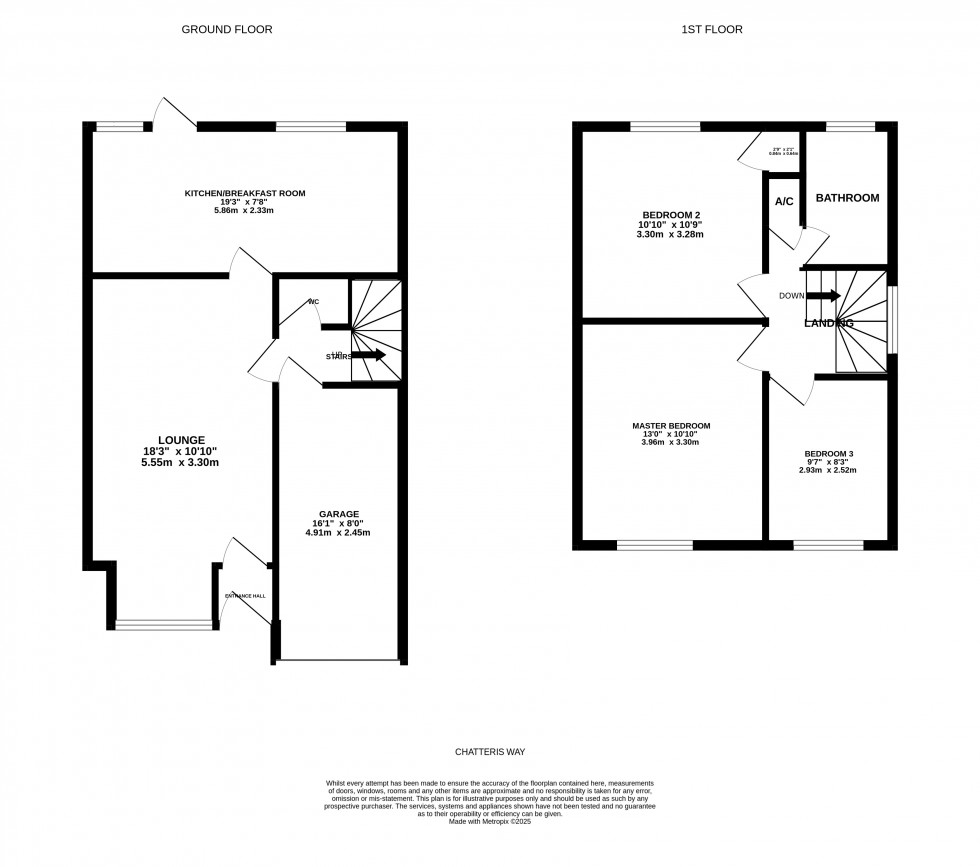 Floorplan for Lower Earley, Reading, Berkshire