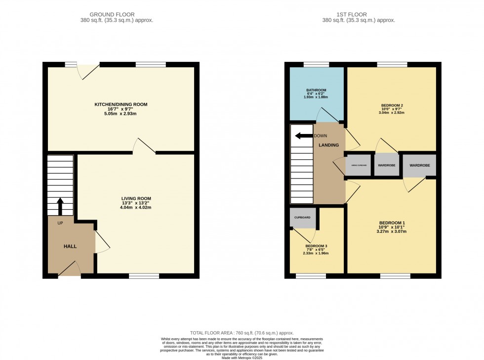 Floorplan for Lower Earley, Reading, Berkshire