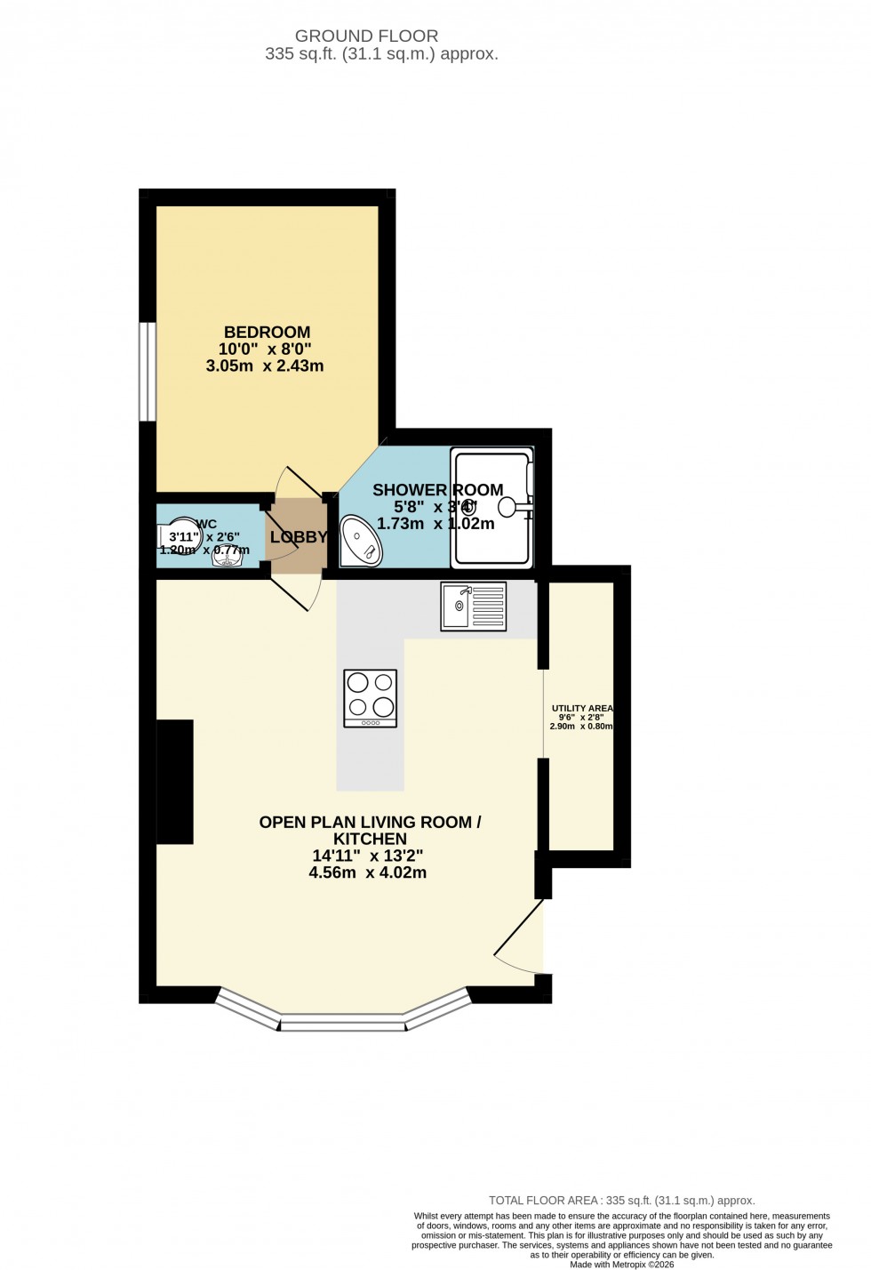 Floorplan for Russell Street, Reading, Berkshire