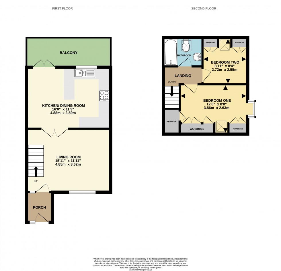 Floorplan for Lower Earley, Reading, Berkshire
