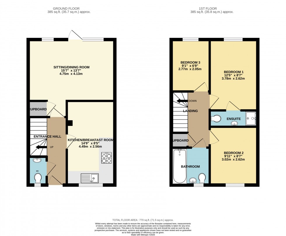 Floorplan for Tilehurst, Reading, Berkshire