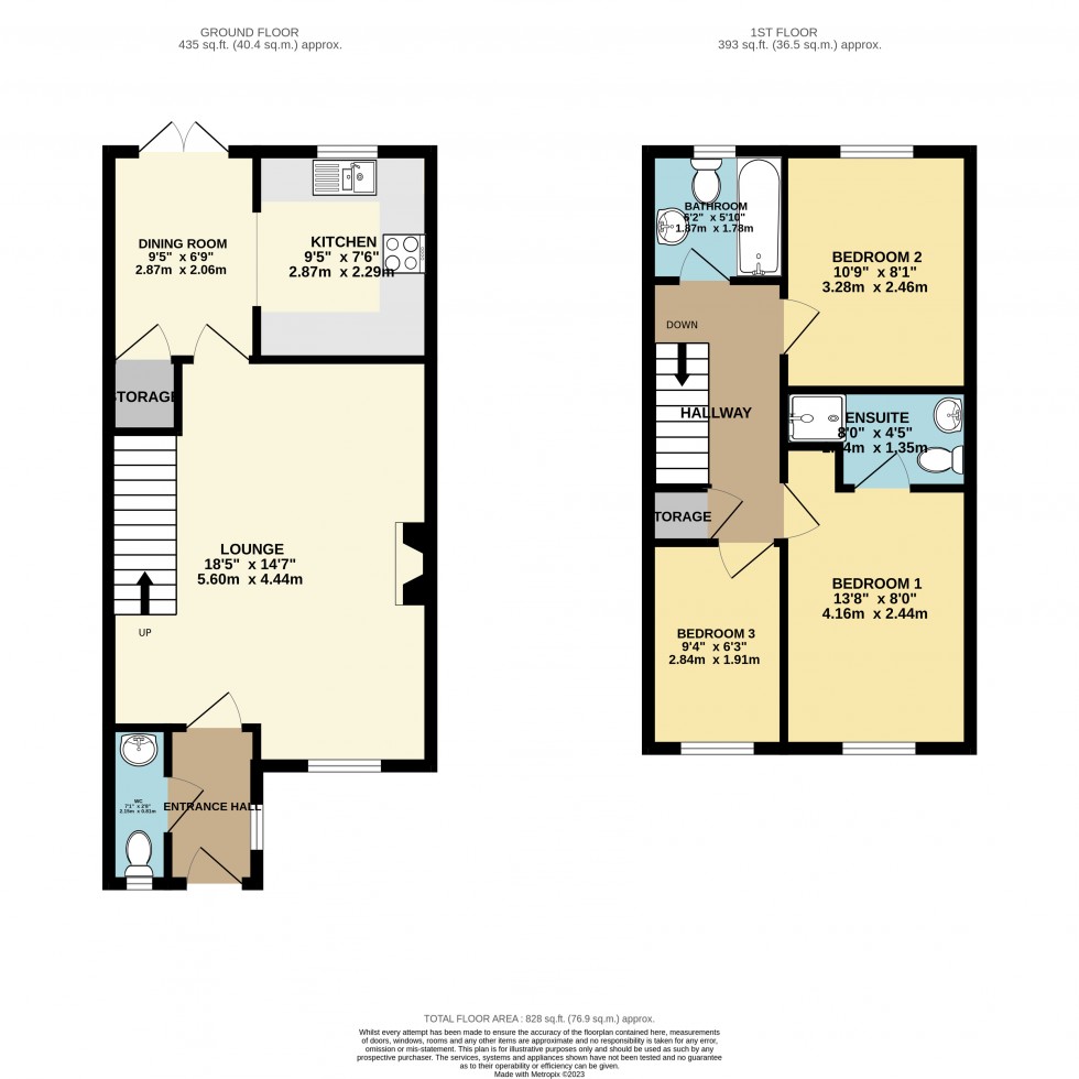 Floorplan for Battle Place, Reading, Berkshire