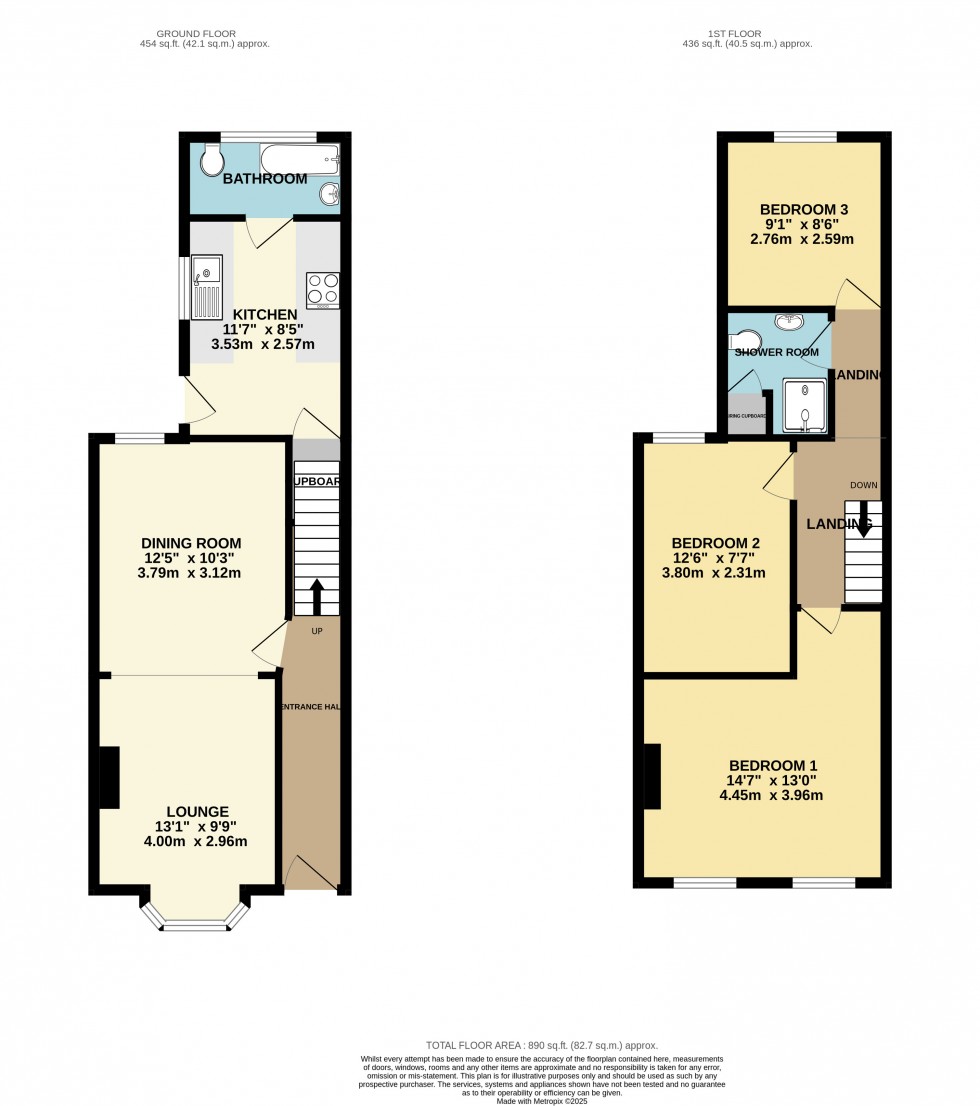 Floorplan for Gloucester Road, Reading, Berkshire