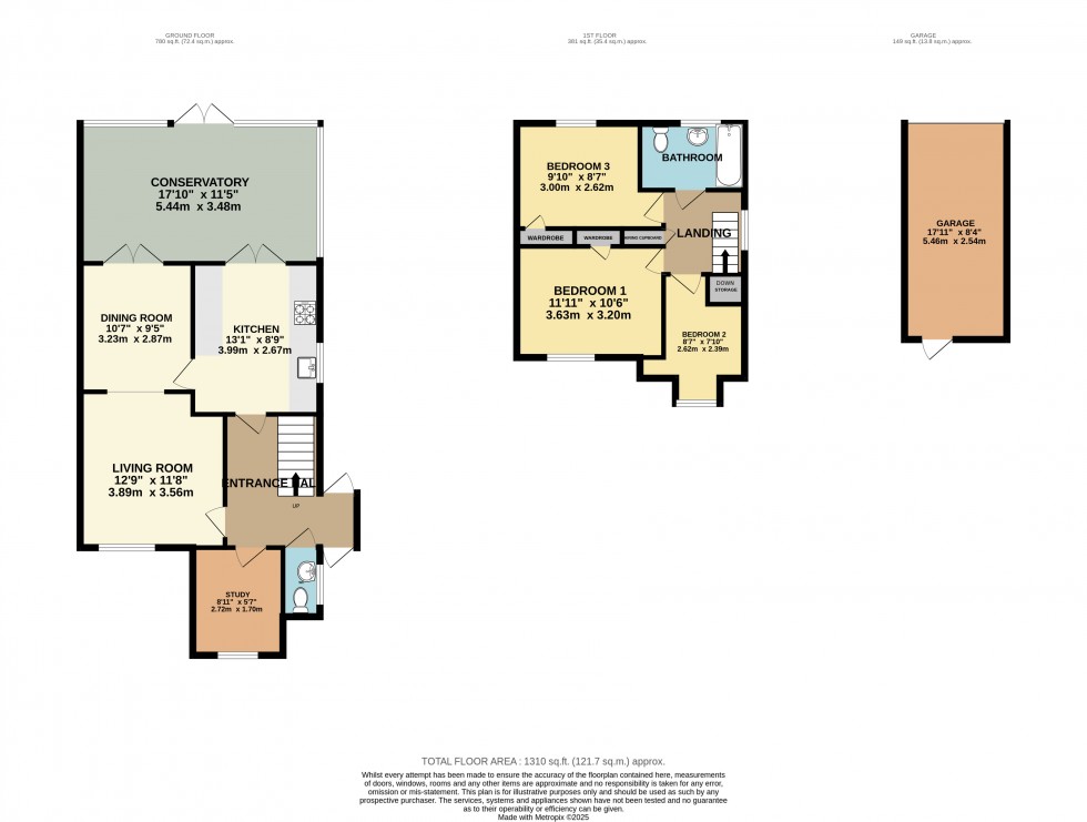 Floorplan for Calcot, Reading, Berkshire