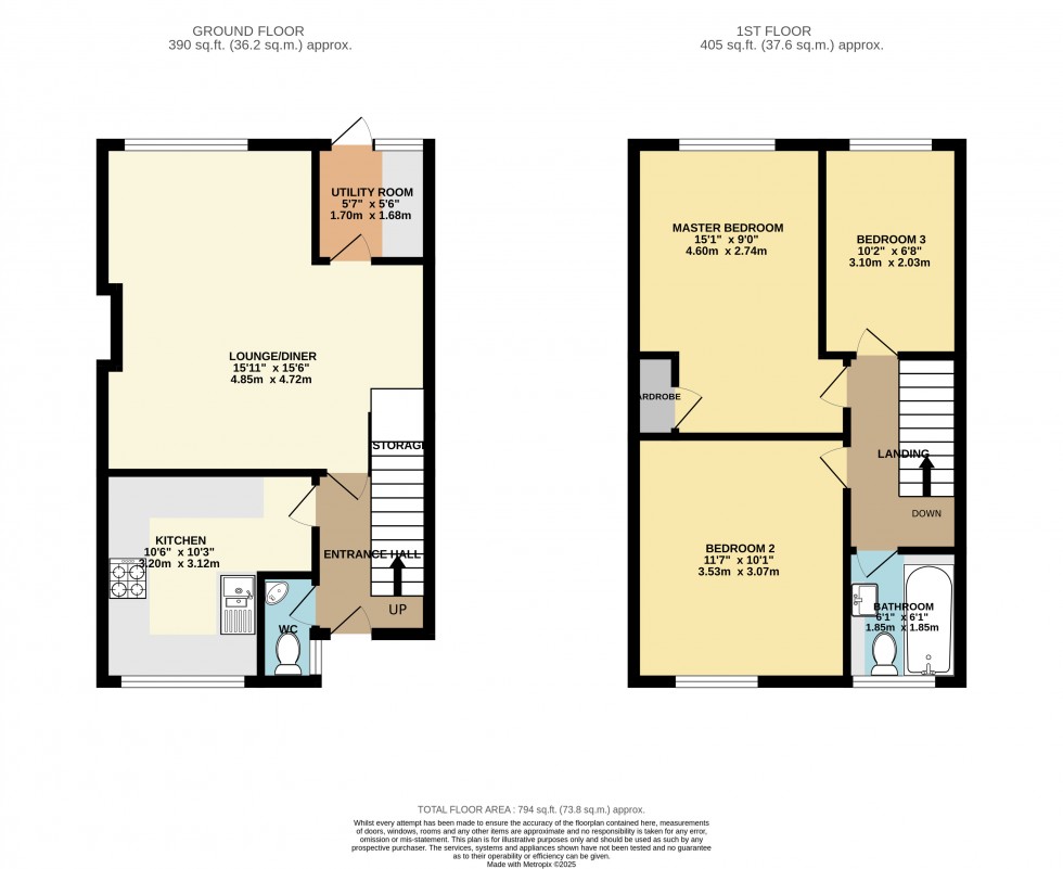 Floorplan for Tilehurst, Reading, Berkshire