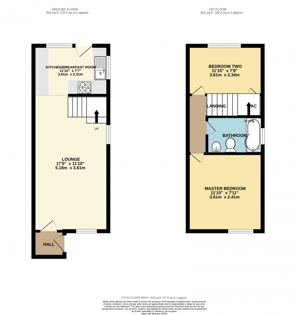 Floorplan for Calcot, Reading, Berkshire