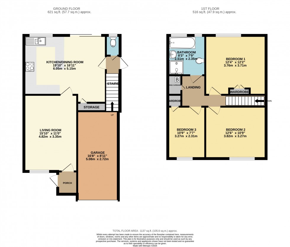 Floorplan for Purley on Thames, Reading, Berkshire