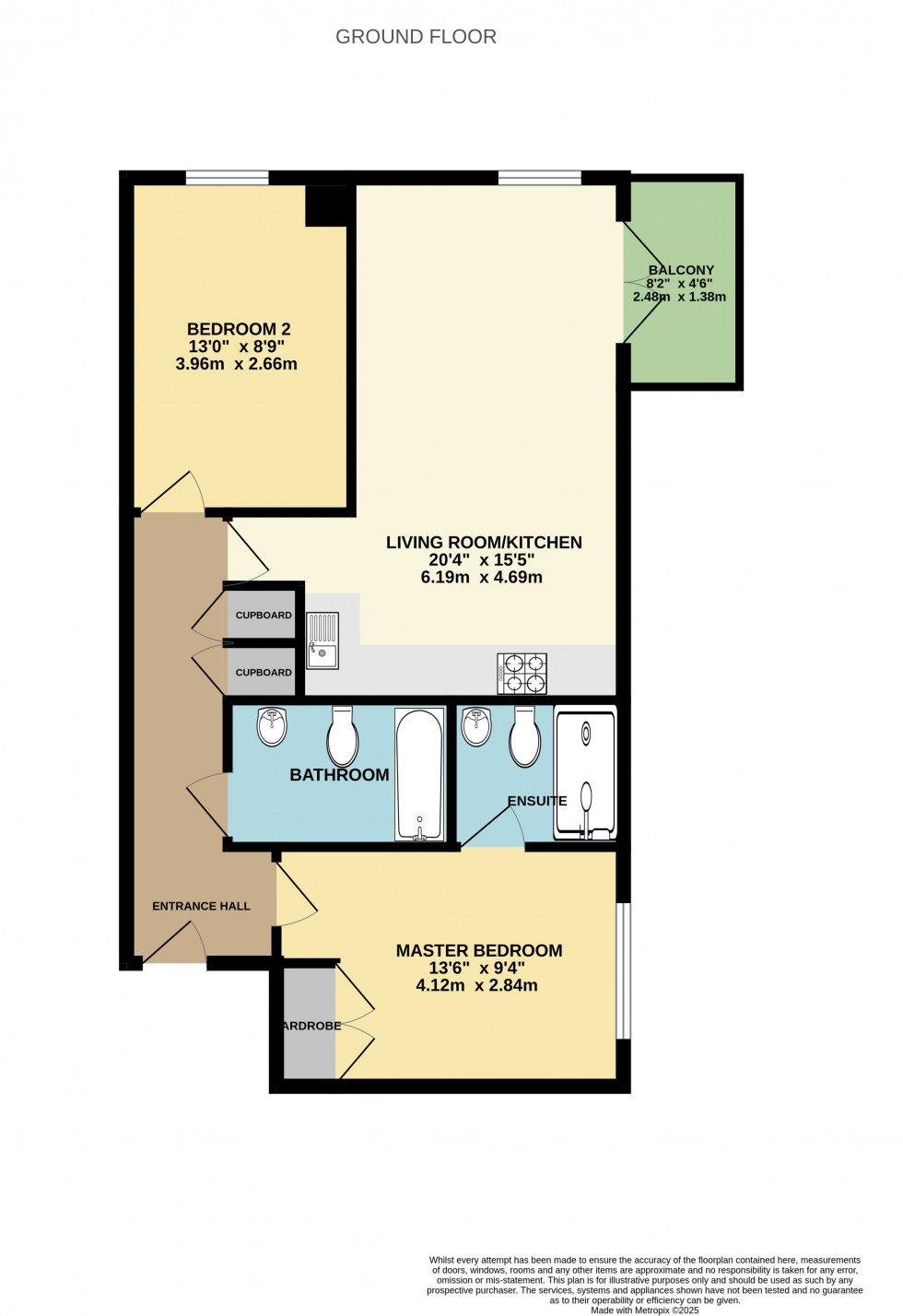 Floorplan for Lower Earley, Reading, Berkshire