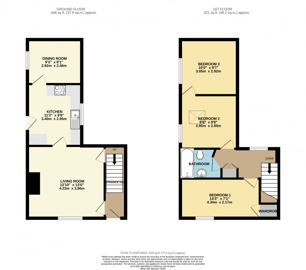 Floorplan for Tidmarsh, Reading, Berkshire
