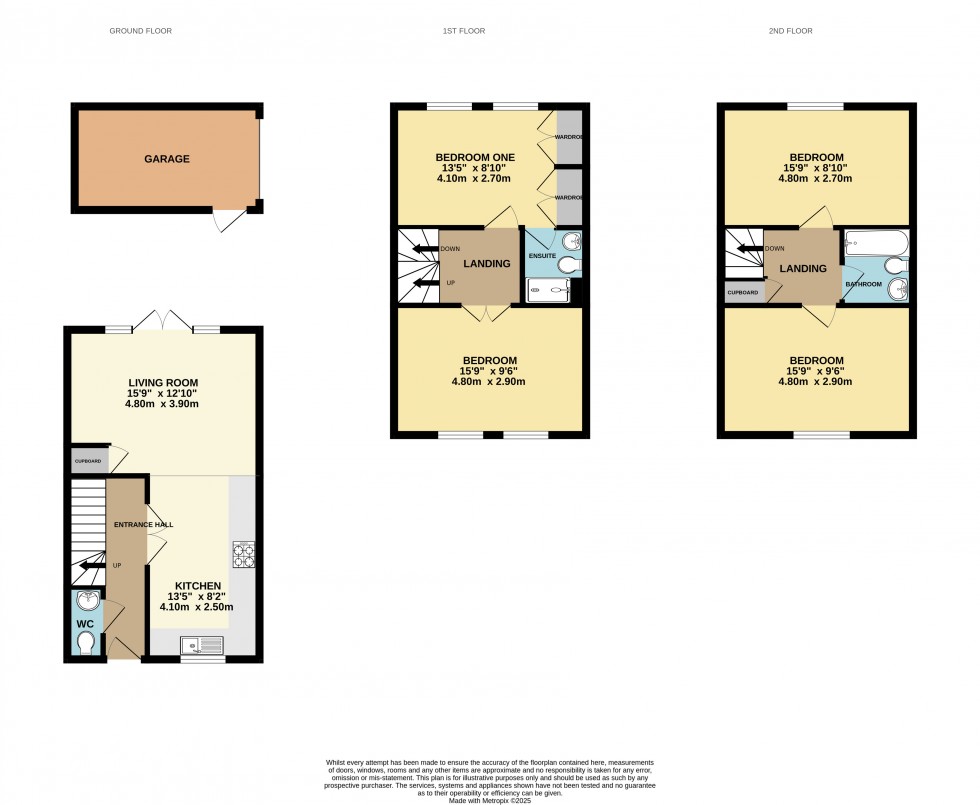 Floorplan for Lower Earley, Reading, Berkshire