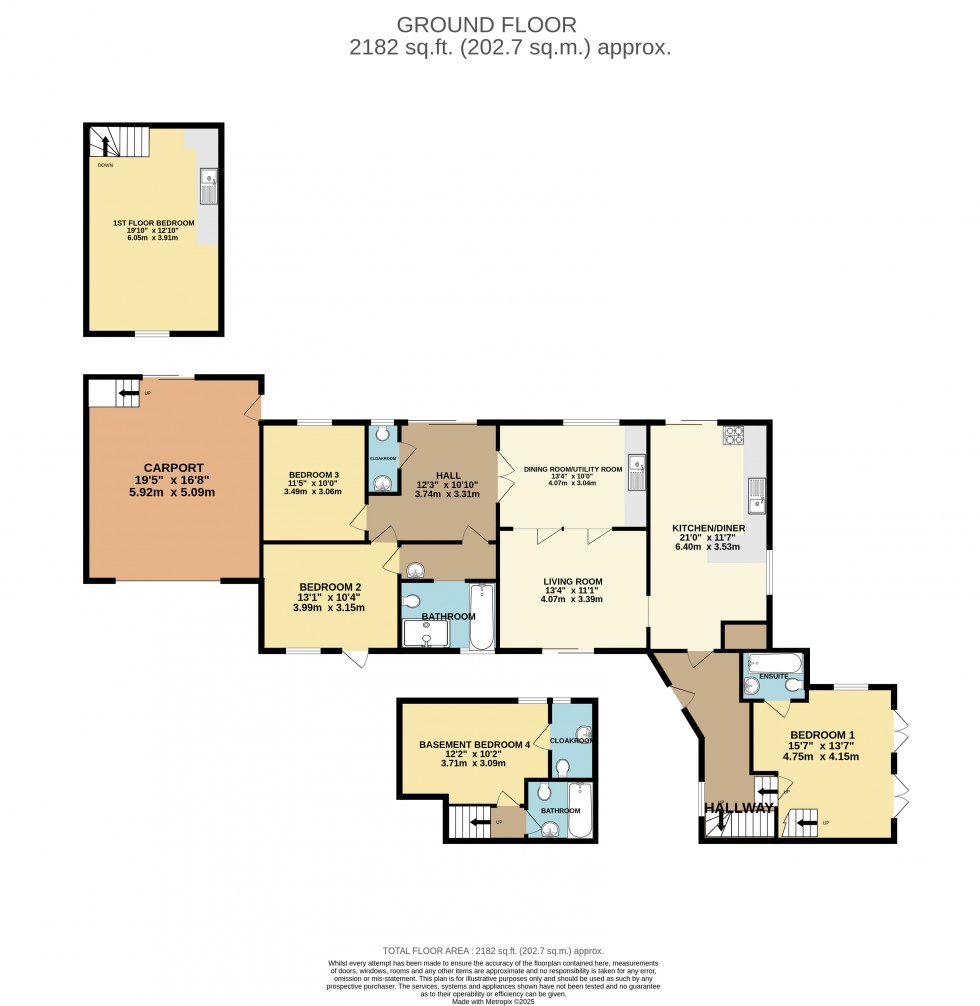 Floorplan for Woodley, Reading, Berkshire