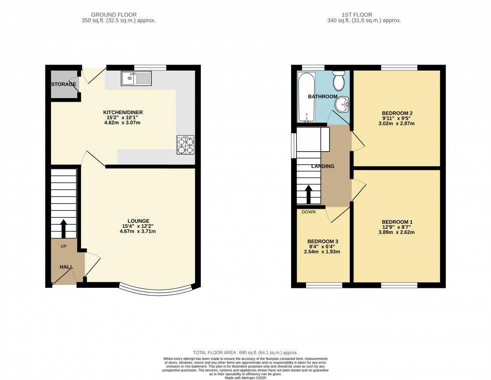 Floorplan for Tilehurst, Reading, Berkshire