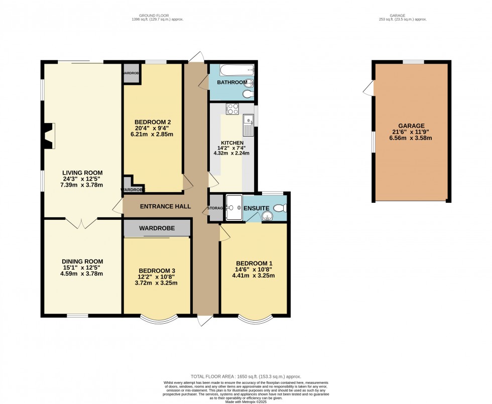 Floorplan for Tilehurst, Reading, Berkshire