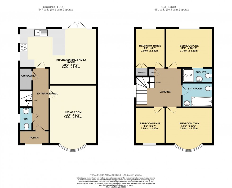 Floorplan for Northumberland Avenue, Reading, Berkshire