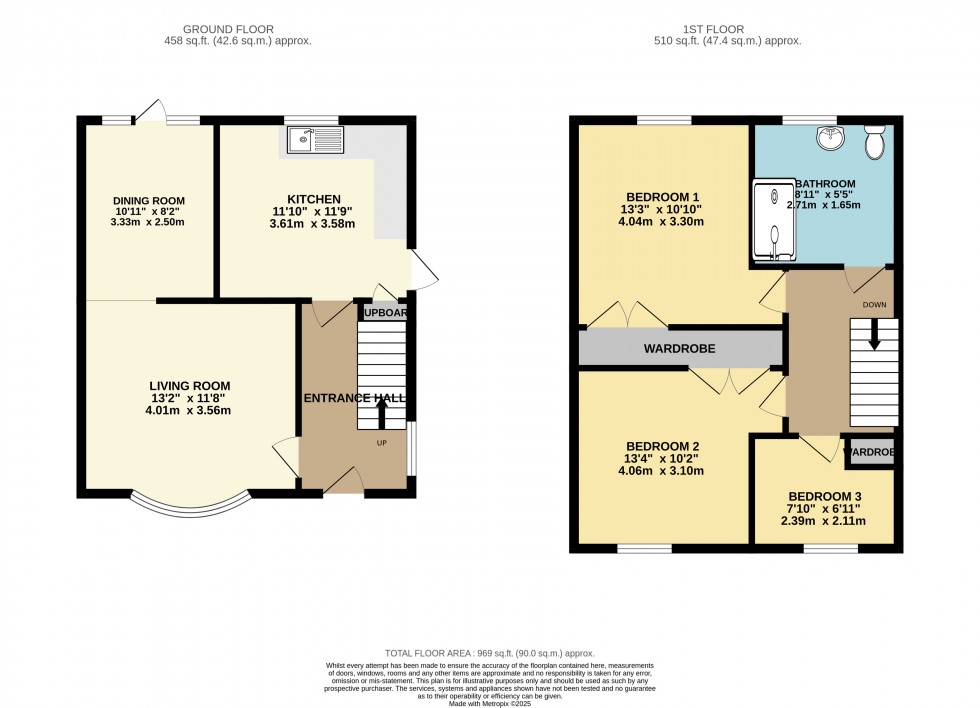 Floorplan for Tilehurst, Reading, Berkshire