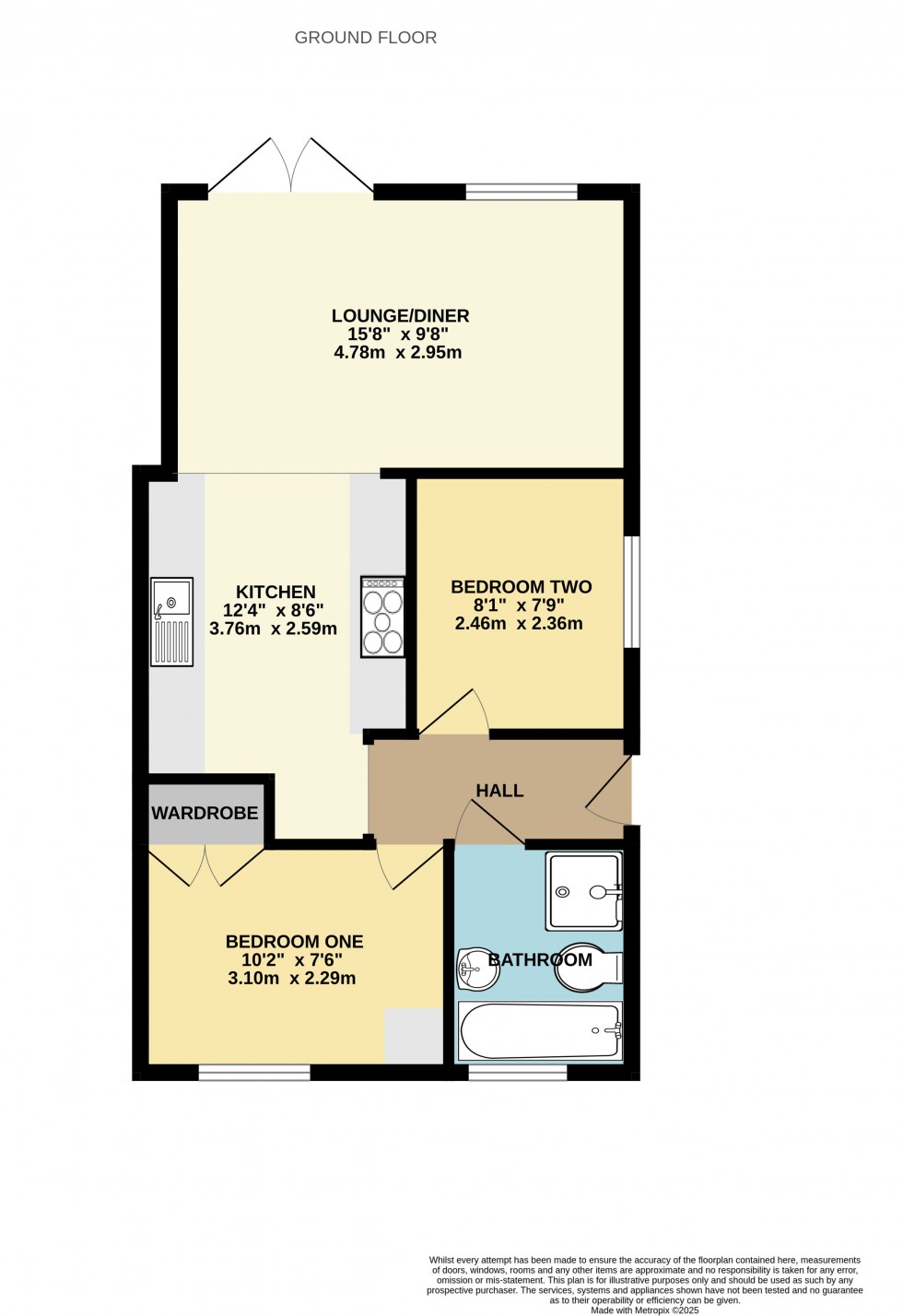 Floorplan for Gracemere Crescent, Basingstoke
