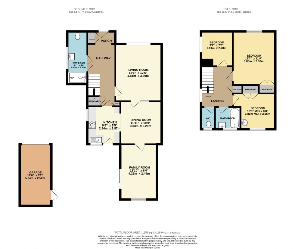 Floorplan for Earley, Reading, Berkshire