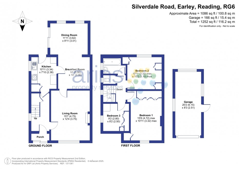 Floorplan for Earley, Reading, Berkshire