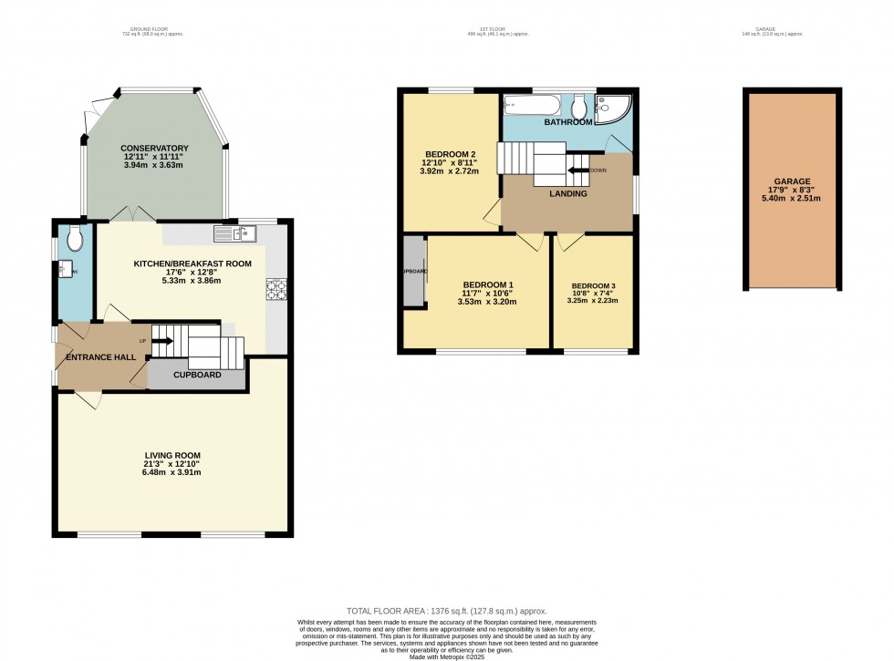 Floorplan for Tilehurst, Reading, Berkshire
