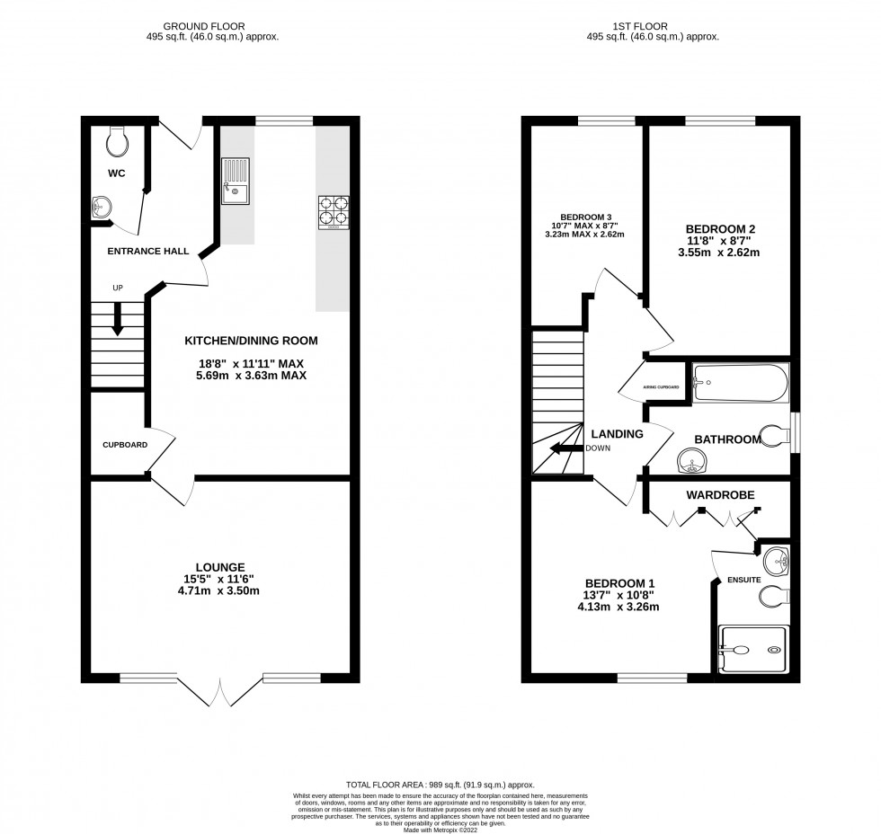Floorplan for Spencers Wood, Reading, Berkshire