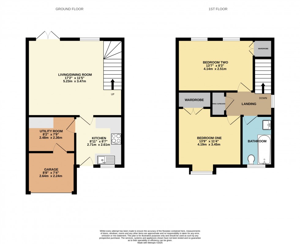 Floorplan for Lower Earley, Reading, Berkshire