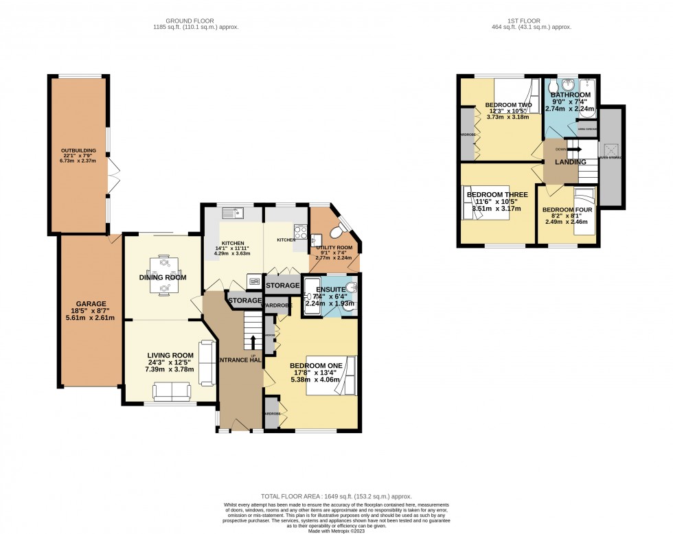 Floorplan for Tilehurst, Reading, Berkshire