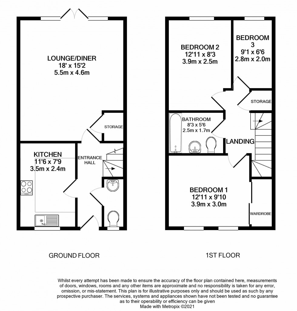 Floorplan for Greenham Avenue, READING, Berkshire