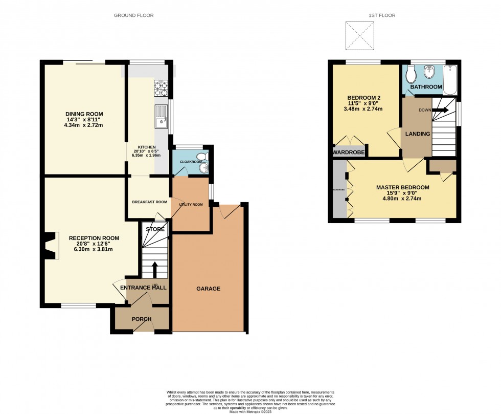 Floorplan for Woodley, Reading, Berkshire