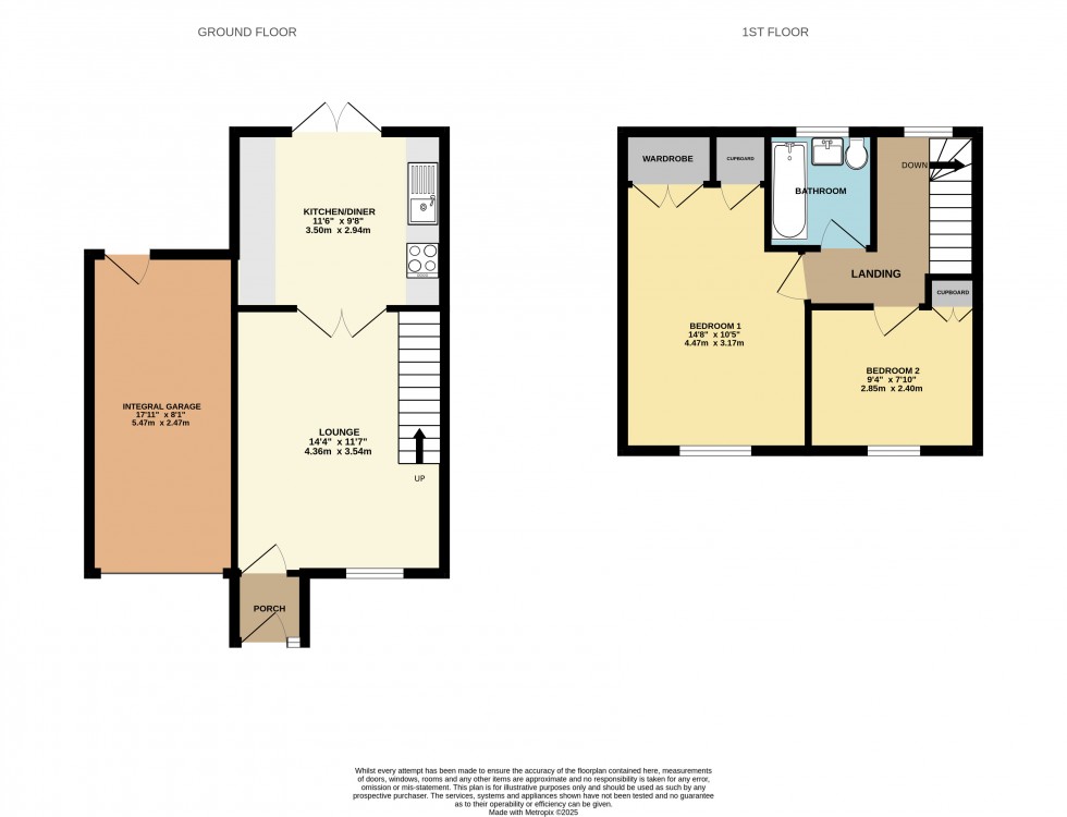 Floorplan for Lower Earley, Reading, Berkshire