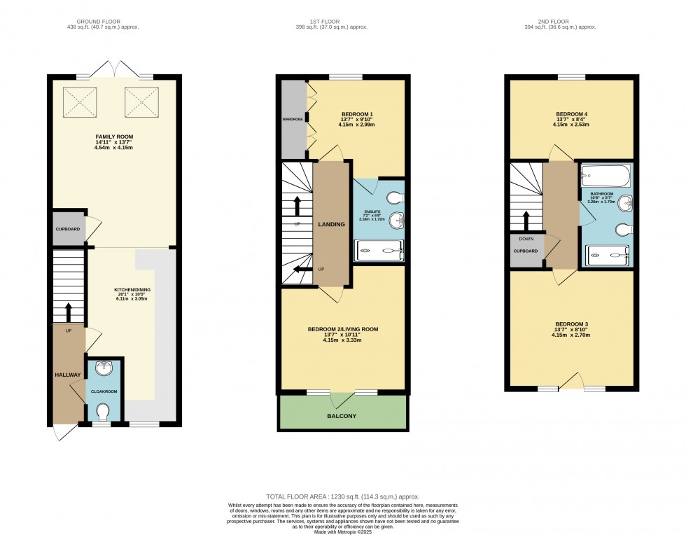 Floorplan for Maine Street, Reading, Berkshire