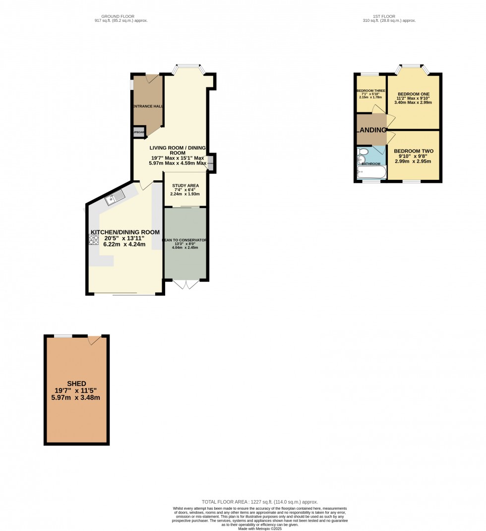 Floorplan for Westlands Avenue, Reading, Berkshire