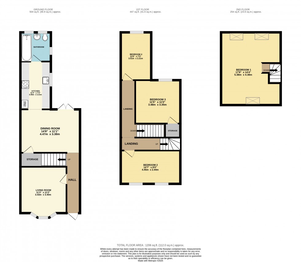 Floorplan for Knowl Hill, Reading, Berkshire