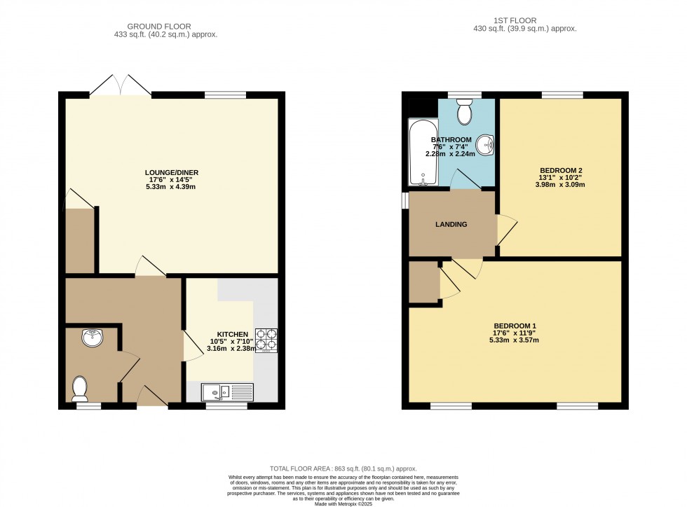Floorplan for Woolhampton, Reading, Berkshire