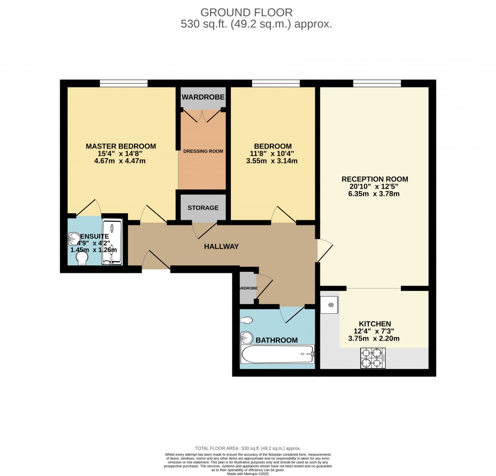 Floorplan for Silver Street, Reading, Berkshire