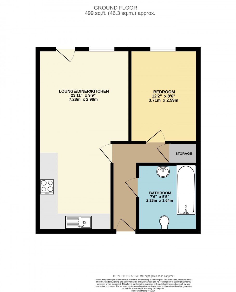 Floorplan for Watlington Street, Reading, Berkshire